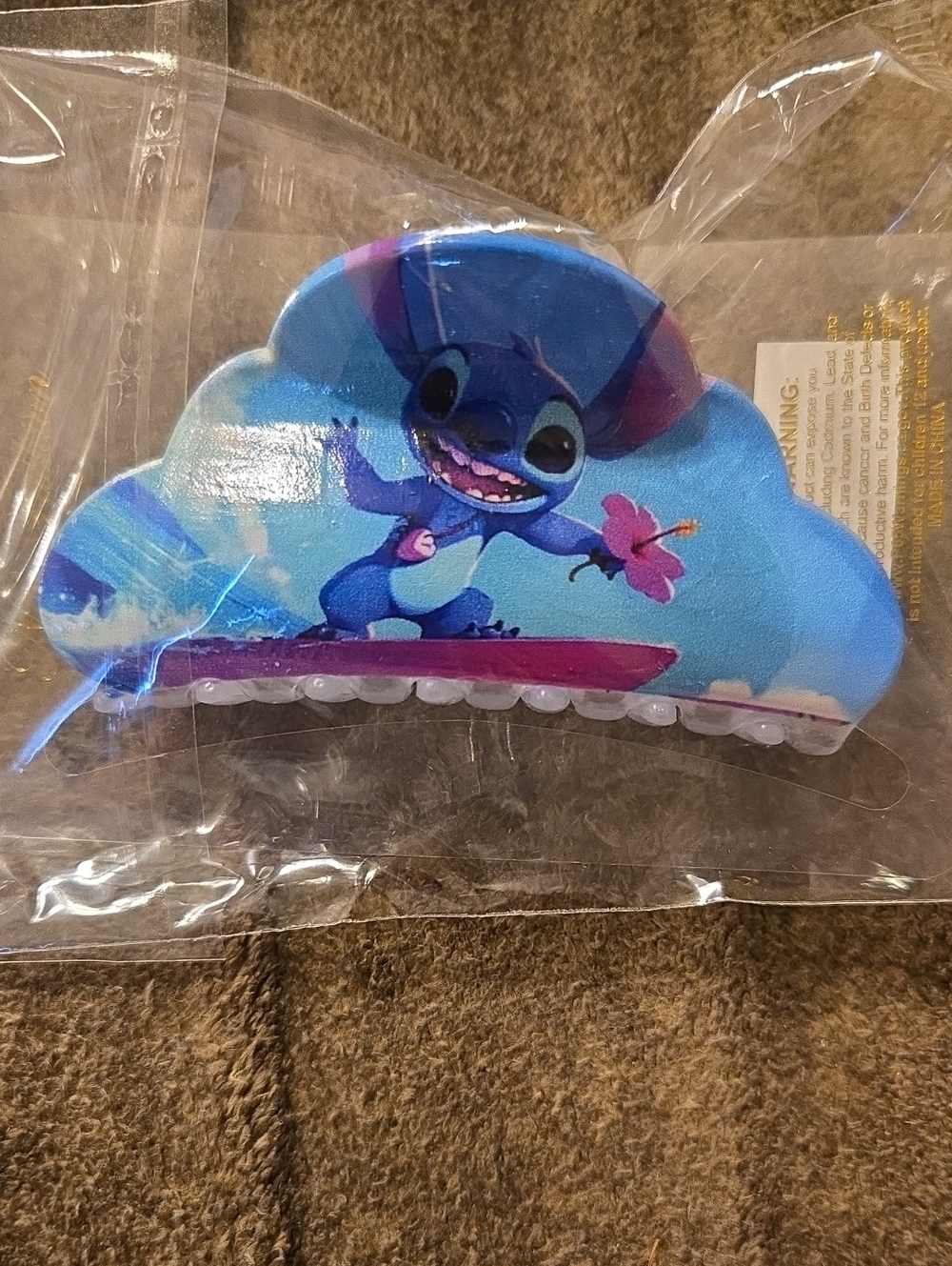 3/$10 Bundle Deals Stitch Cloud Hair Clip – Blue Kids Hair Accessory